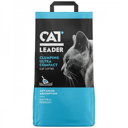 Cat Leader Clumping ГРУДКУЮЧИЙ наповнювач для котячих туалетів 10 кг (801410)